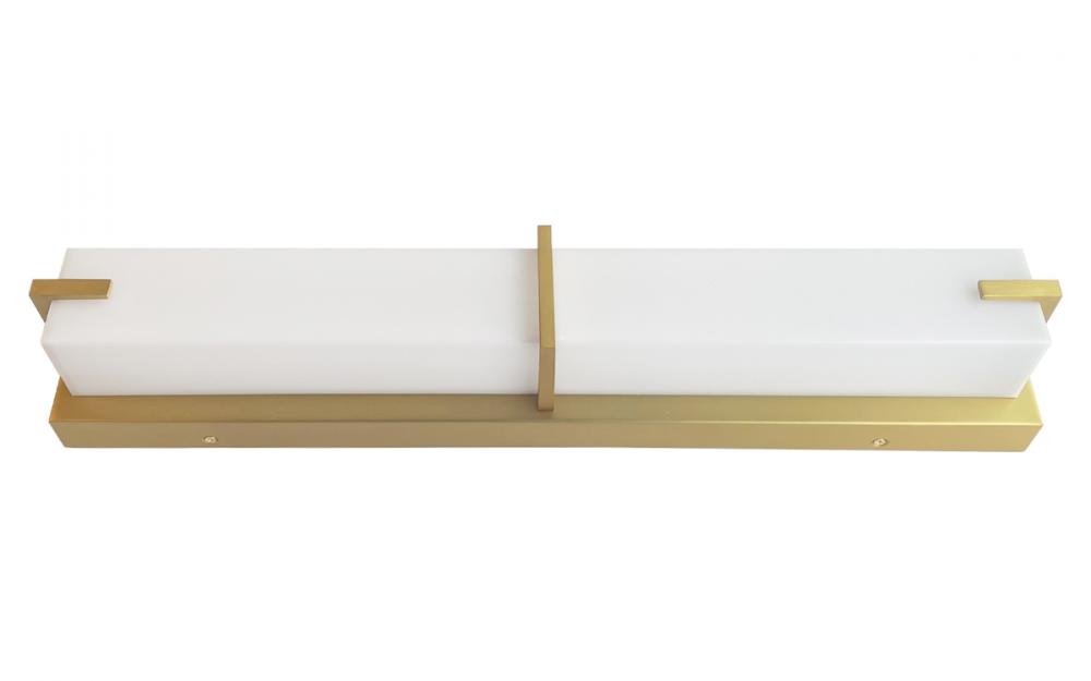 Misty Vanity Wall Satin Brass