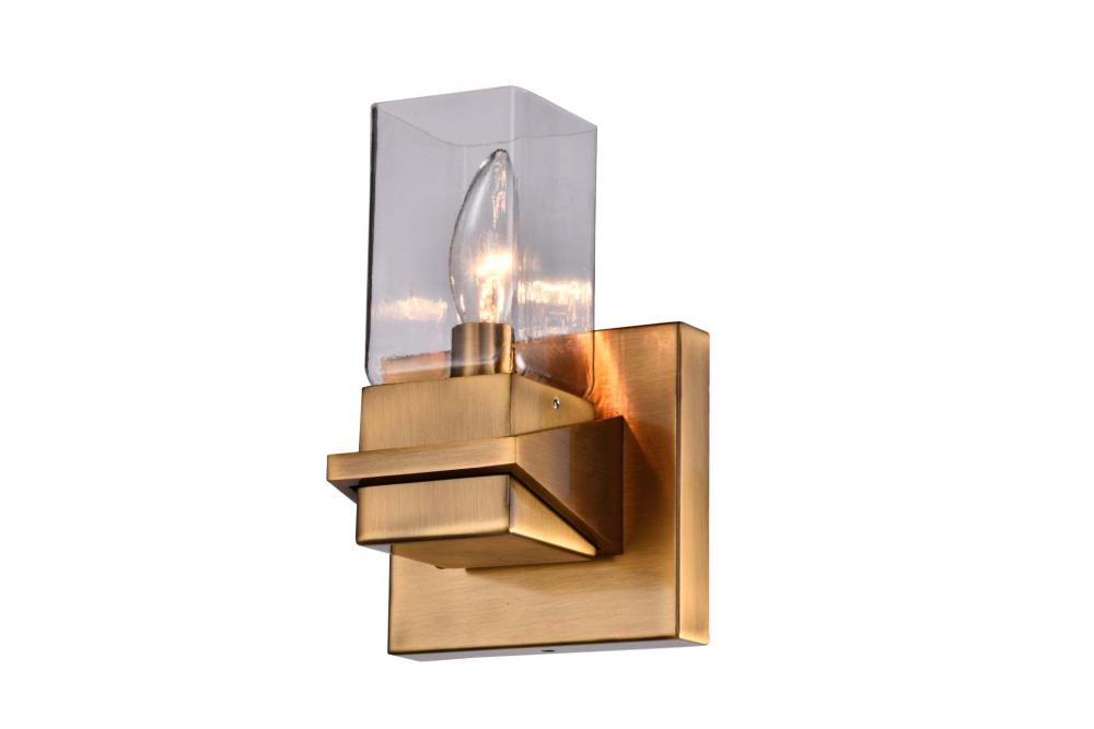 Wall Sconce Aged Brass