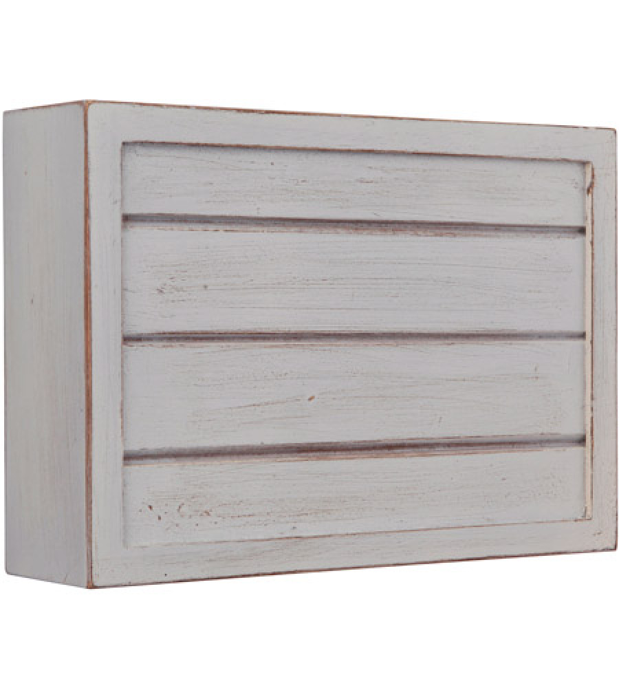Shiplap Design Chime in White Wash