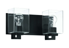 Craftmade 18514FB2 - McClane 2 Light Vanity in Flat Black