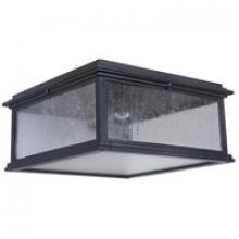 Craftmade Gentry 13.13-in W Midnight Outdoor Flush Mount Light Craftmade Gentry 13.13-in W Midnight Outdoor Flush Mount Light