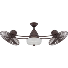Craftmade BW248AG6 - 48" Bellows II Indoor/Outdoor (Damp) in Aged Bronze Textured w/ Aged Bronze Blades
