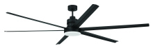 Craftmade MND80FB6 - 80" Mondo Indoor/Outdoor in Flat Black w/ Flat Black Blades