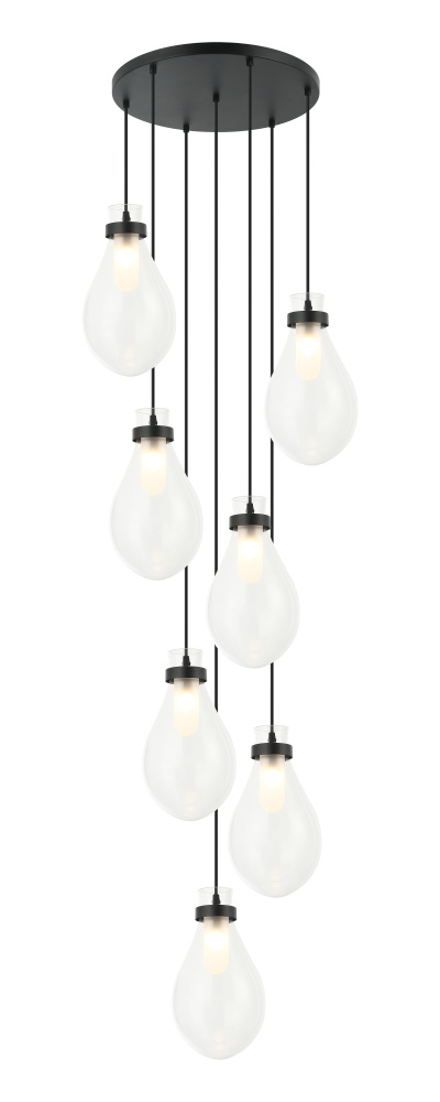 Seranna Matte Black Pendant