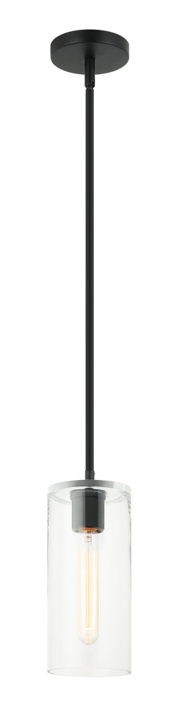Lincoln Matte Black Pendant