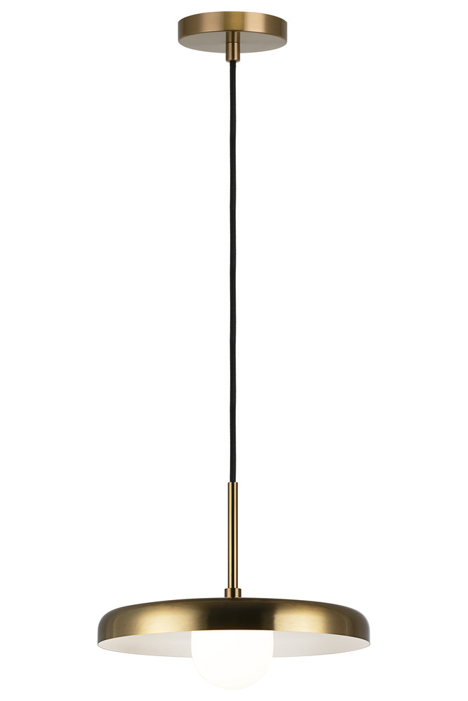 Creston Aged Gold Brass Pendant