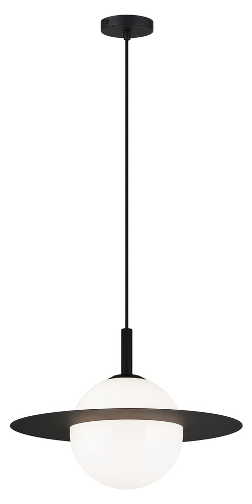 Saturn Black Pendant