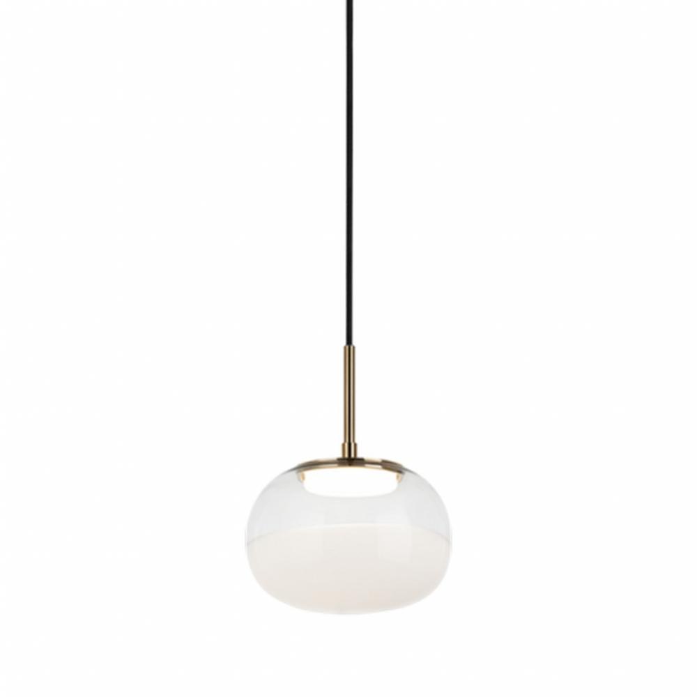 Jayce Aged Gold Brass Pendant