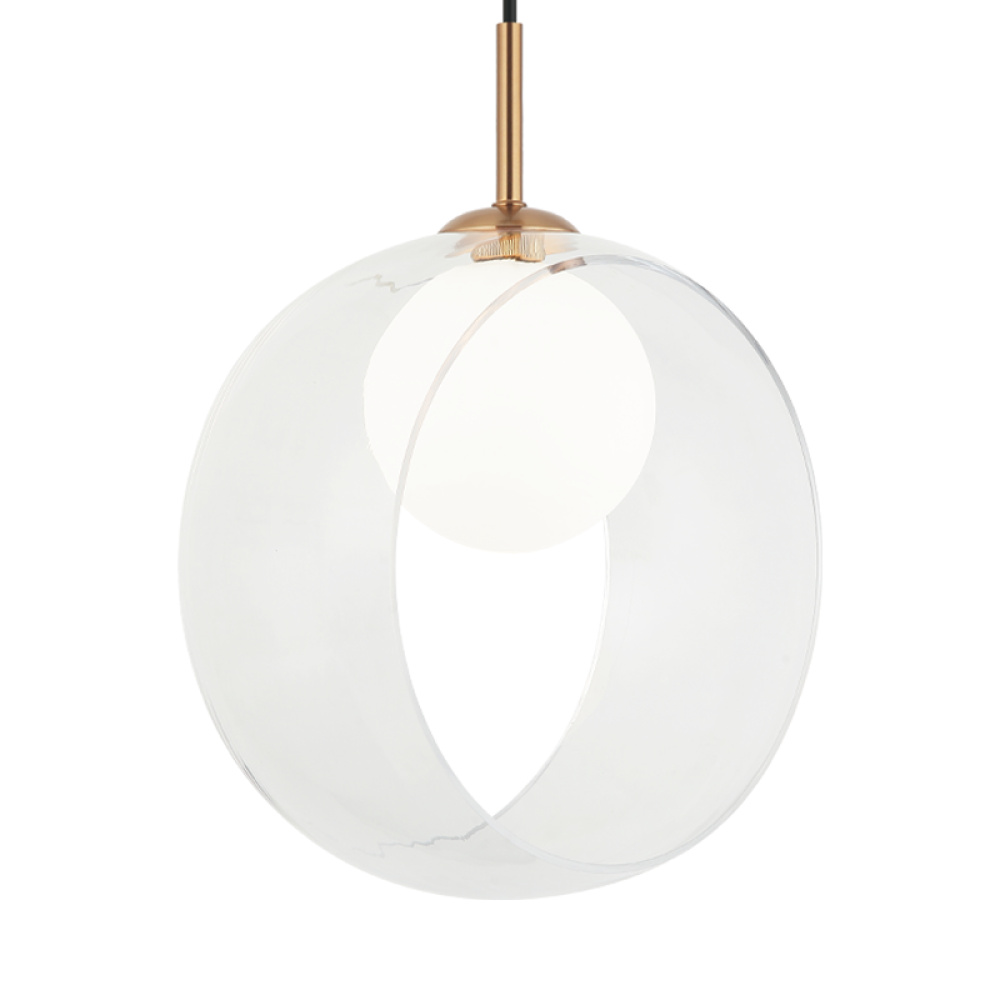 Delcia Aged Gold Brass Pendant