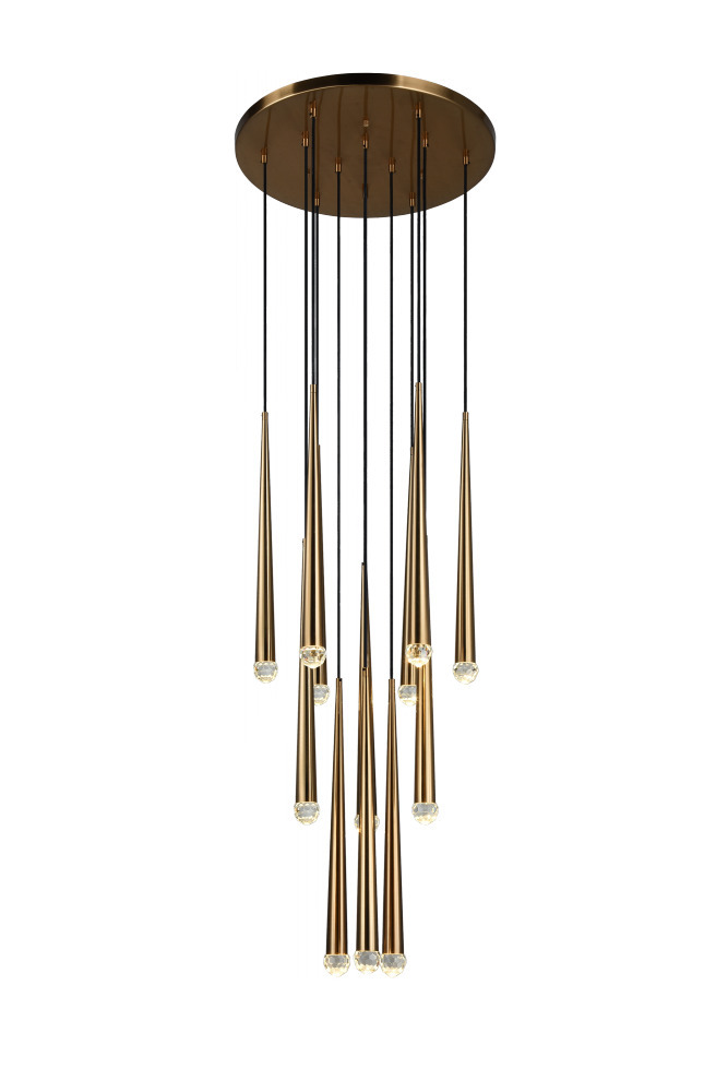 Renaie Aged Gold Brass Pendant