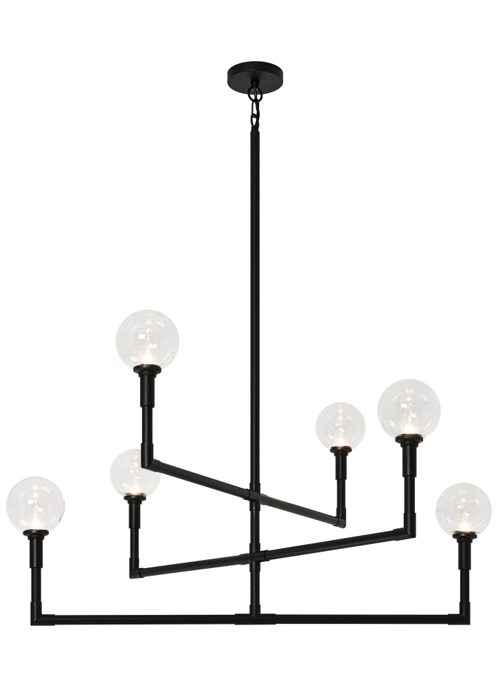 Candlestix Black Chandelier