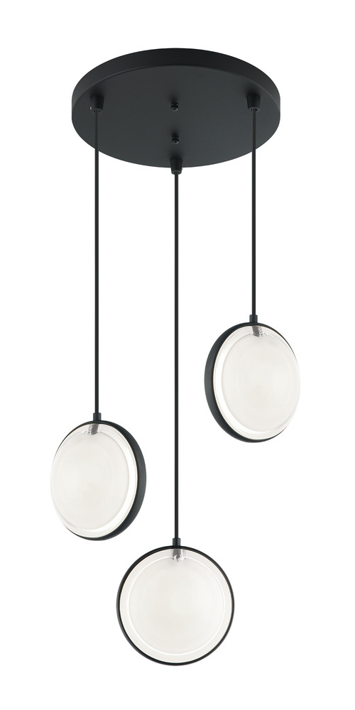 Chatoyant Matte Black Pendant