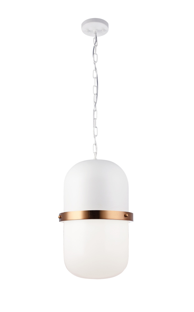 Tillie White Pendant