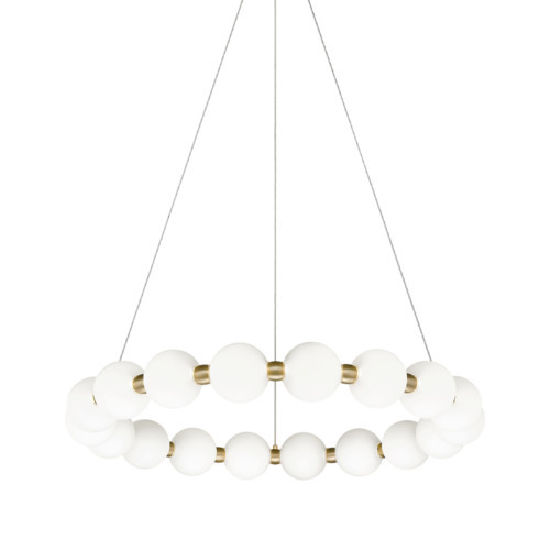 Oni Oxidized Gold Chandelier