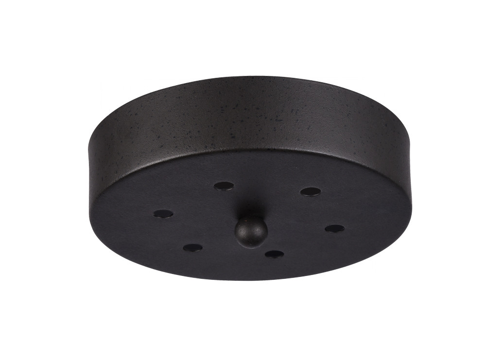 Multi Ceiling Canopy (Line Voltage) Rusty Black Canopy