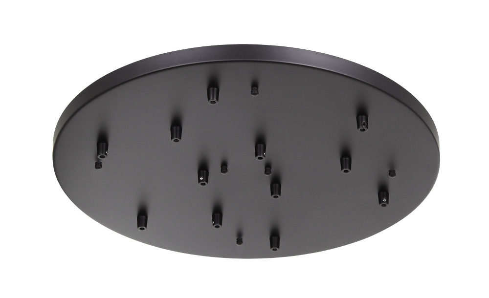 Multi Ceiling Canopy (Line Voltage) Black Canopy