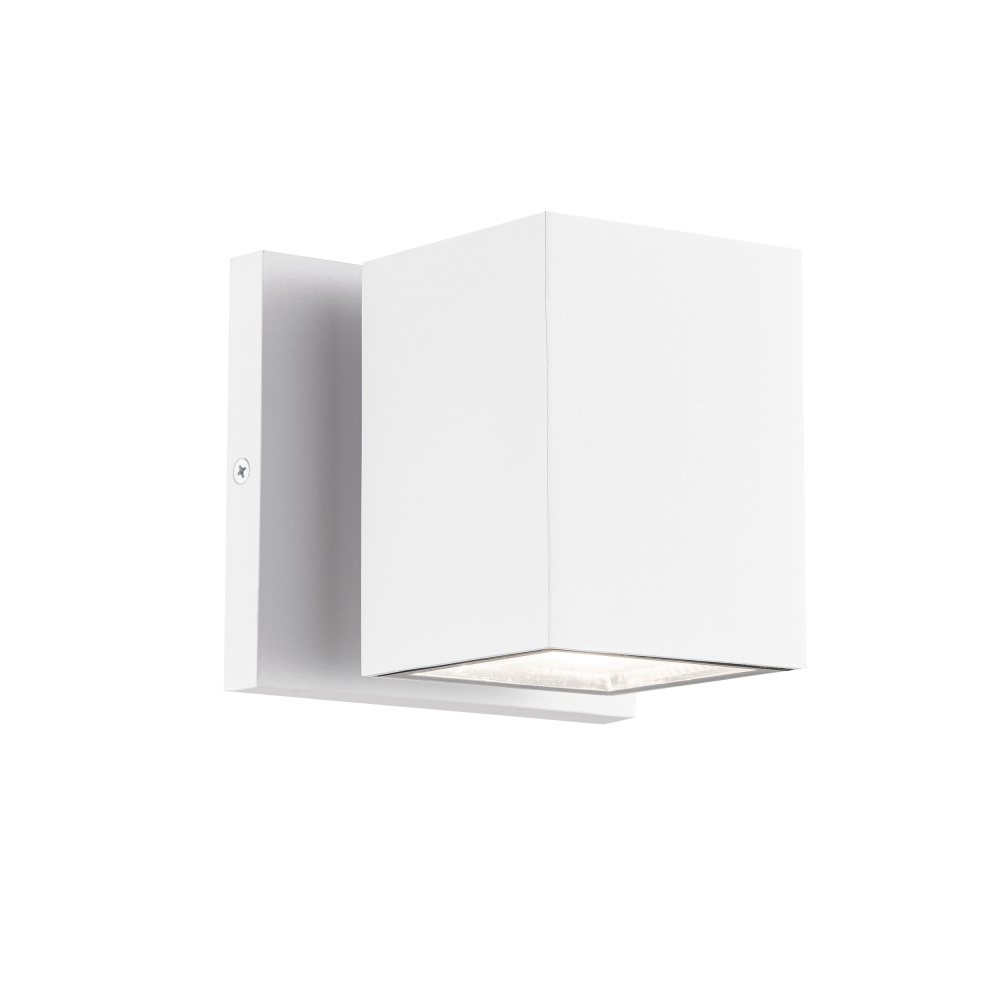 Kubular Matte White Wall Sconce