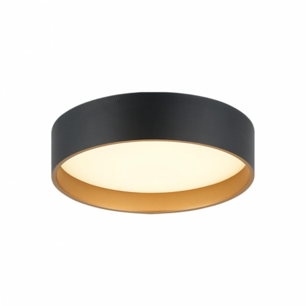 Novalee Matte Black Flush Mounts