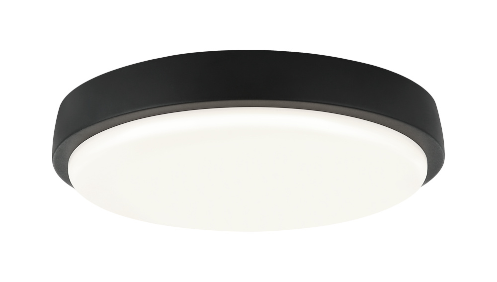 Zane Matte Black Flush Mounts