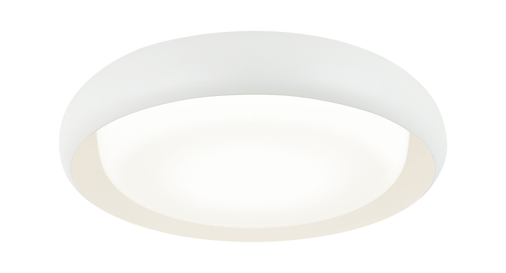 Milia Matte White Flush Mounts