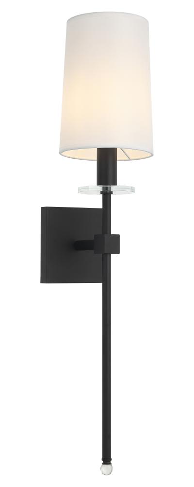 Fairburn Matte Black Wall Sconce