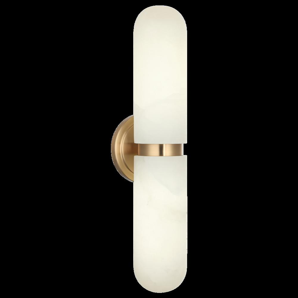 Capsula Aged Gold Brass Wall Sconce