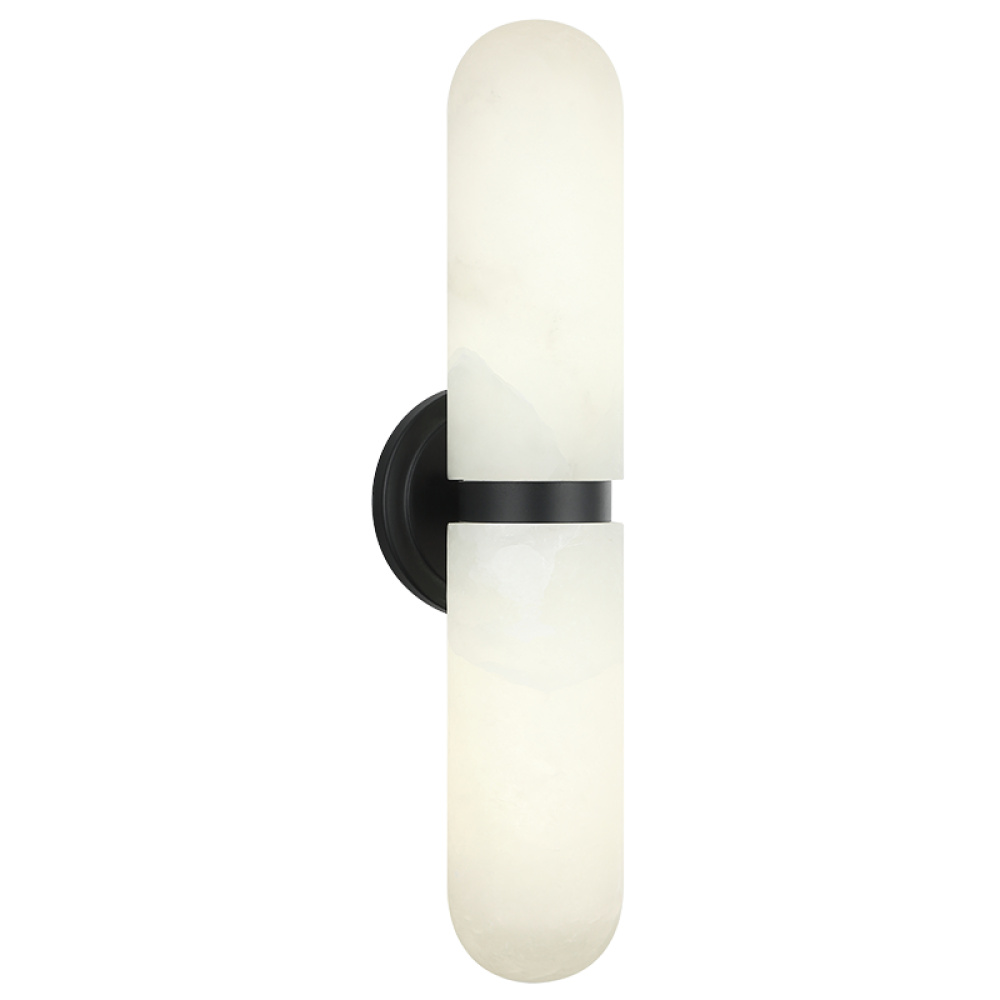 Capsula Matte Black Wall Sconce
