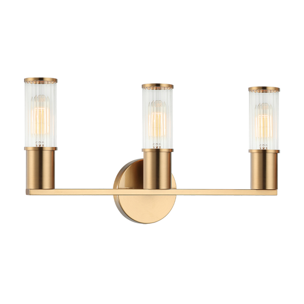 Klarice Aged Gold Brass Wall Sconce