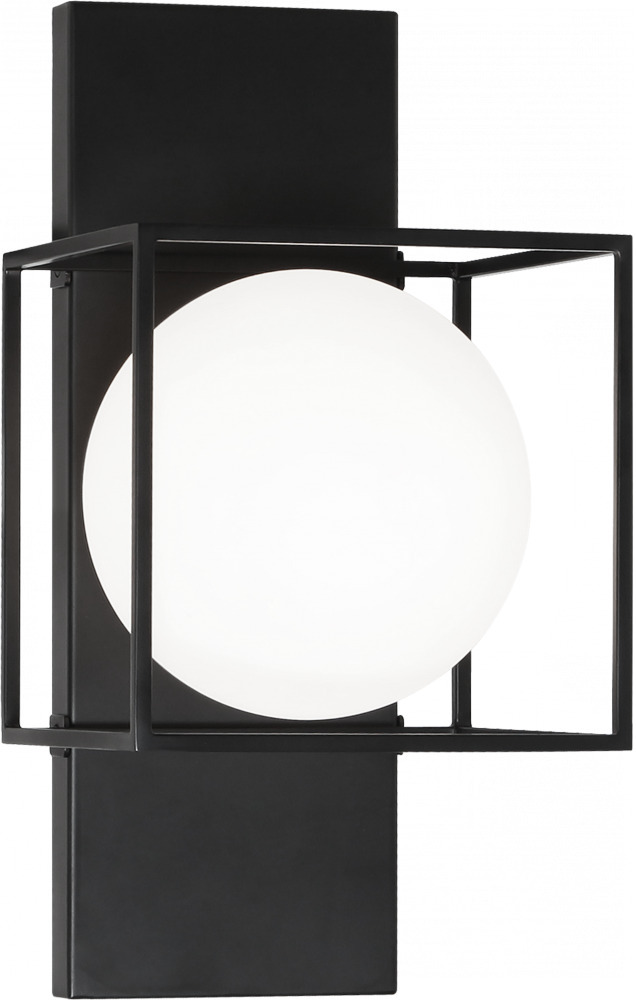 Squircle Black Wall Sconce