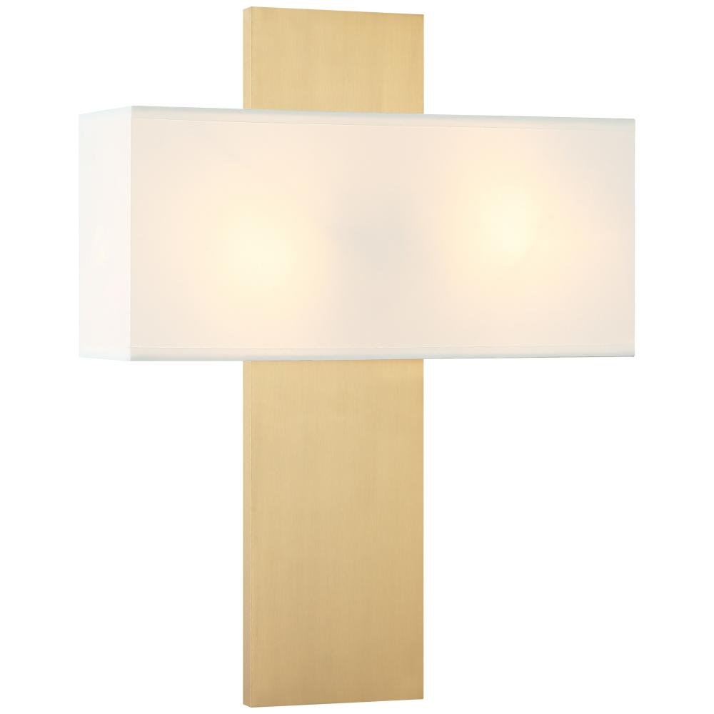 Stafford Aged Gold Brass Wall Sconce