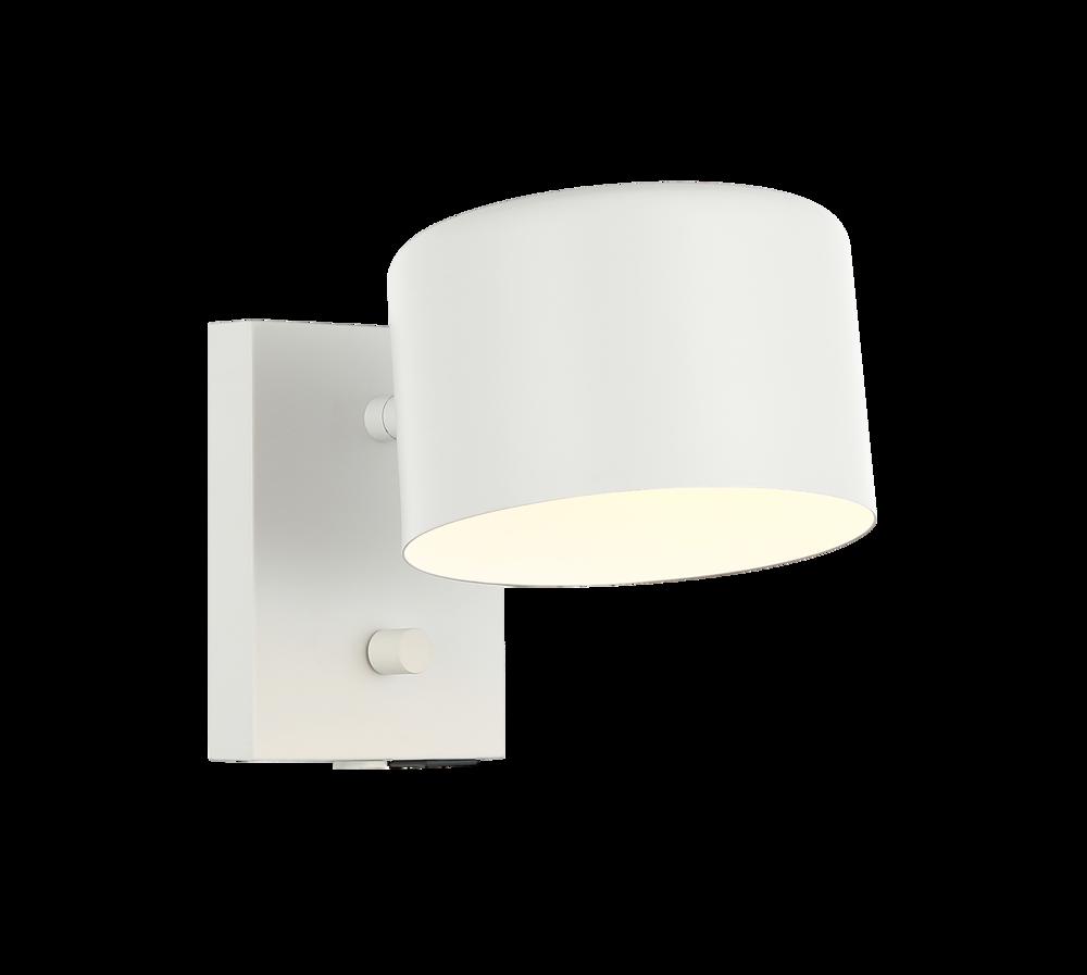 Clinton White Wall Sconce