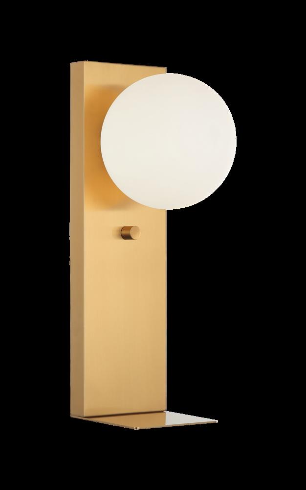 Stanley Aged Gold Brass Wall Sconce