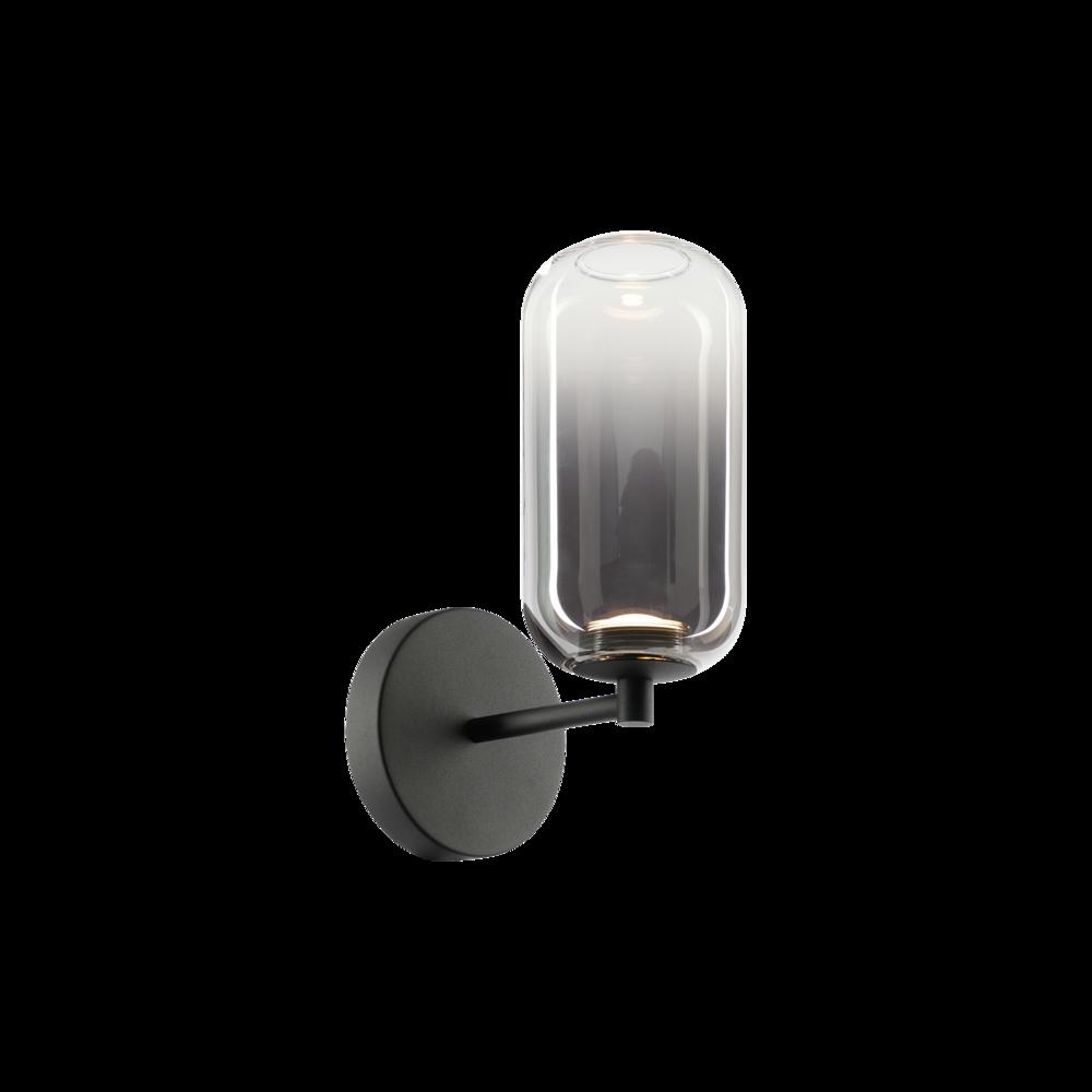 Refrax Matte Black Wall Sconce