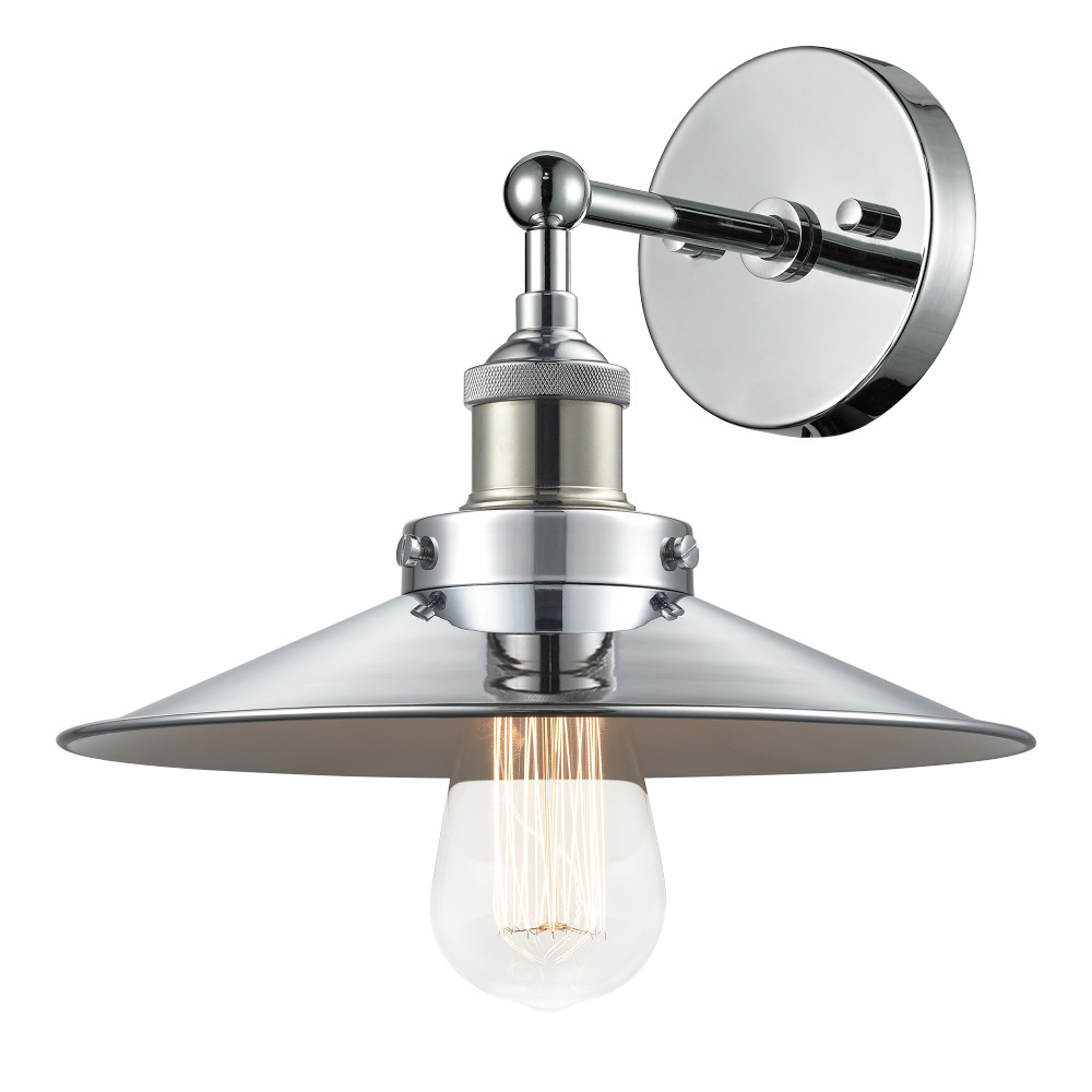 Bulstrode's Workshop Chrome Wall Sconce