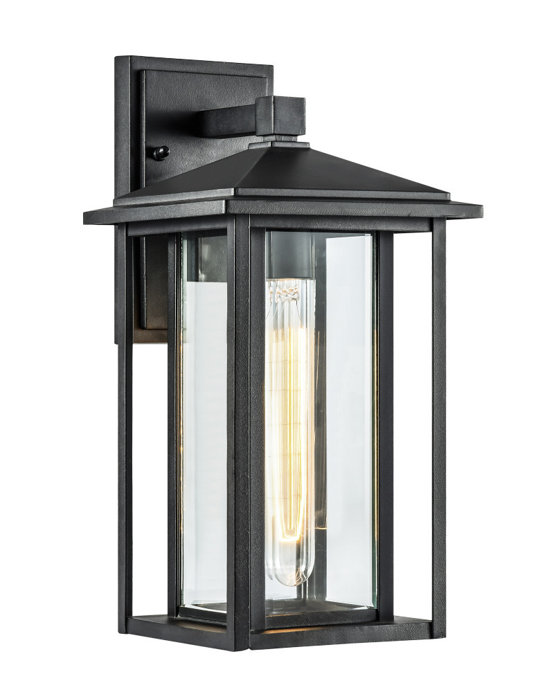 Caldwell Matte Black Outdoor Lighting