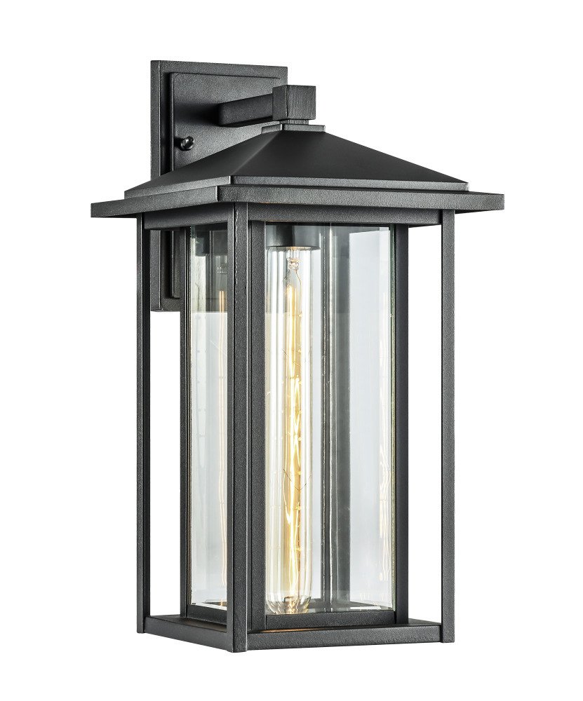 Caldwell Matte Black Outdoor Lighting