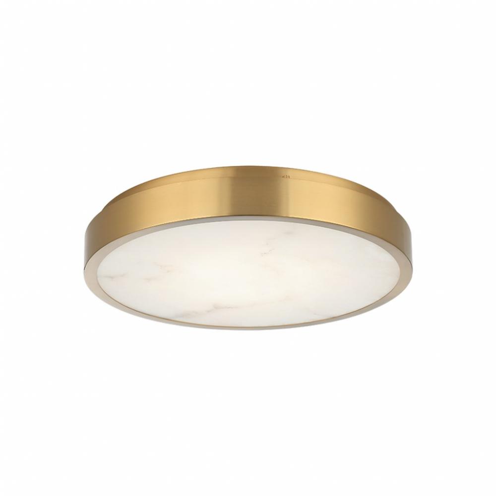 Marblestone Aged Gold Brass Ceiling Mount