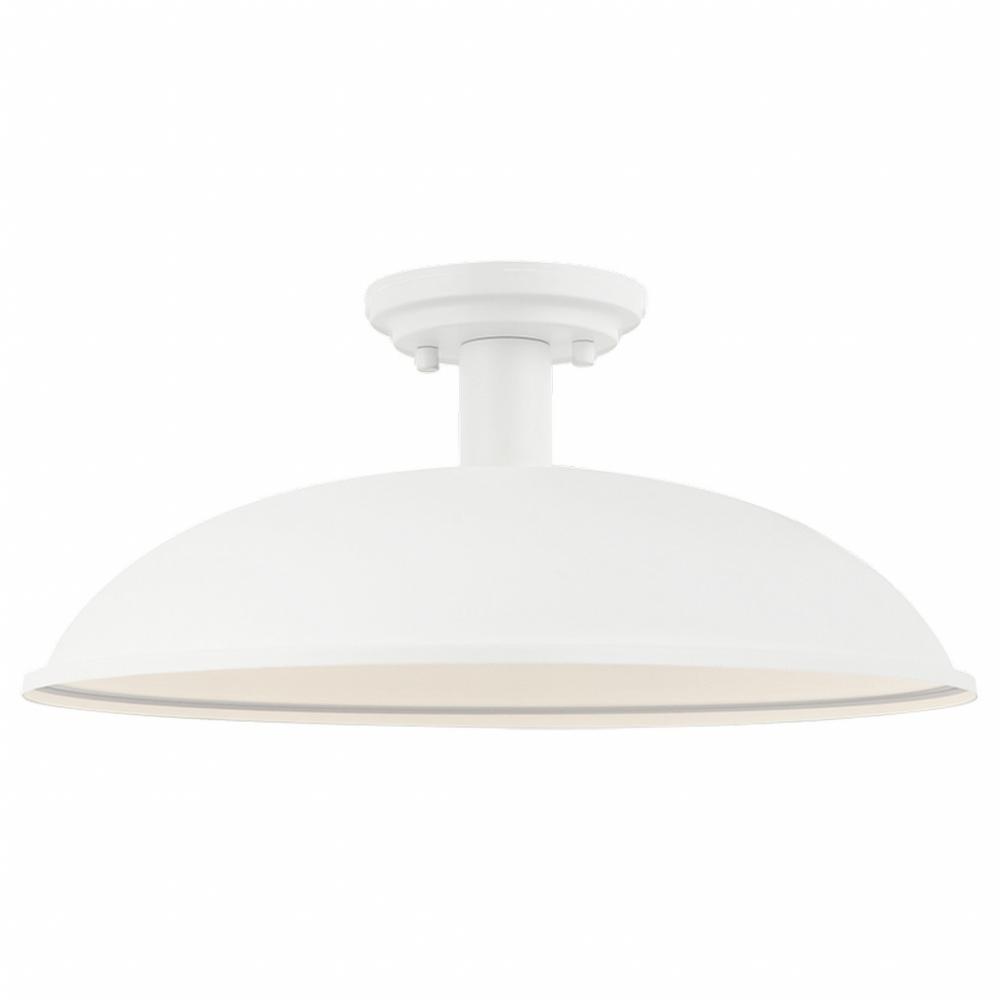 Farmley Matte White Outdoor Lighting