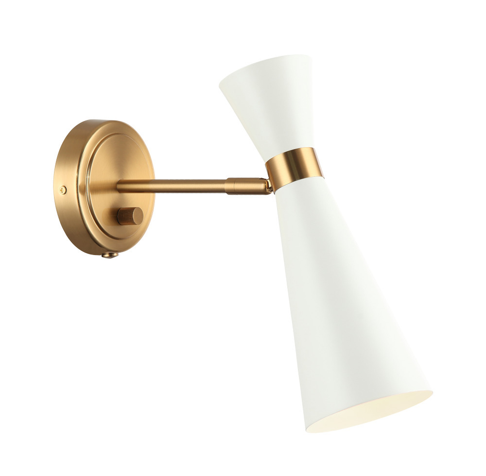 Blaze White Wall Sconce