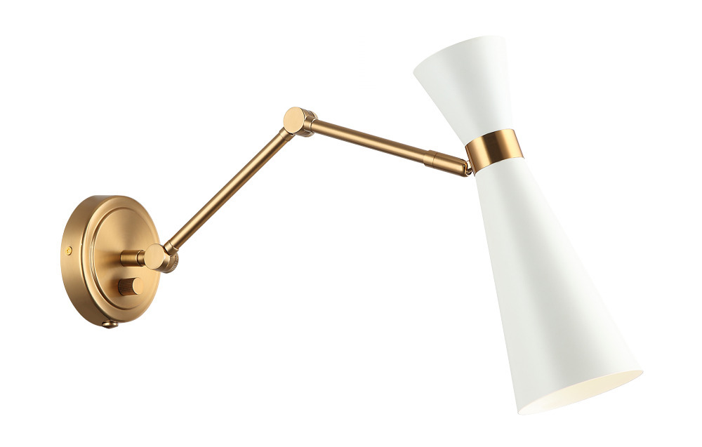 Blaze White Wall Sconce