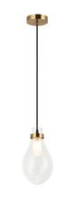 Matteo Lighting C31901AG - Seranna Aged Gold Brass Pendant