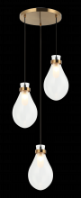 Matteo Lighting C31903AG - Seranna Aged Gold Brass Pendant