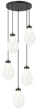Matteo Lighting C31905MB - Seranna Matte Black Pendant