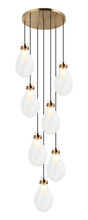 Matteo Lighting C31907AG - Seranna Aged Gold Brass Pendant