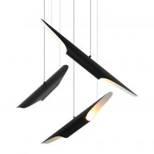 Matteo Lighting C32416MB - Stylus Matte Black Chandelier