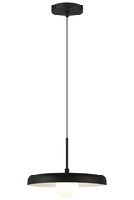 Matteo Lighting C34411MBOP - Creston Matte Black Pendant