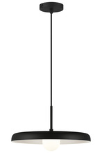Matteo Lighting C34421MBOP - Creston Matte Black Pendant