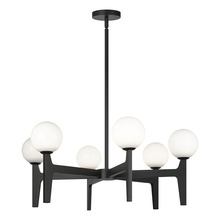 Matteo Lighting C34906MBOP - Scriben Matte Black Pendant