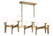 Matteo Lighting C34918AGOP - Scriben Aged Gold Brass Pendant