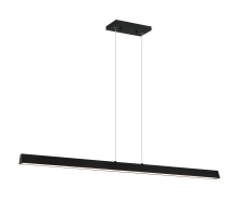 Matteo Lighting C64945MB - Isosceles Matte Black Chandelier